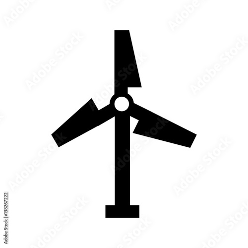 turbine air energy icon vector illustration design