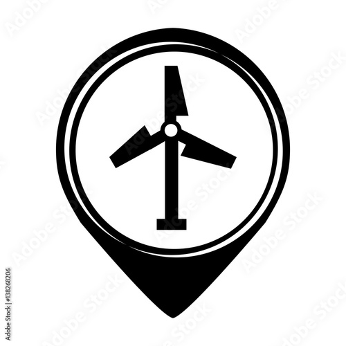 turbine air energy icon vector illustration design