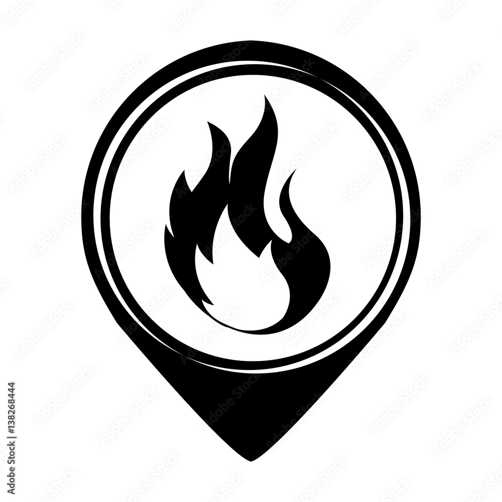 fire flame sign icon vector illustration design fire flame sign icon vector illustration design