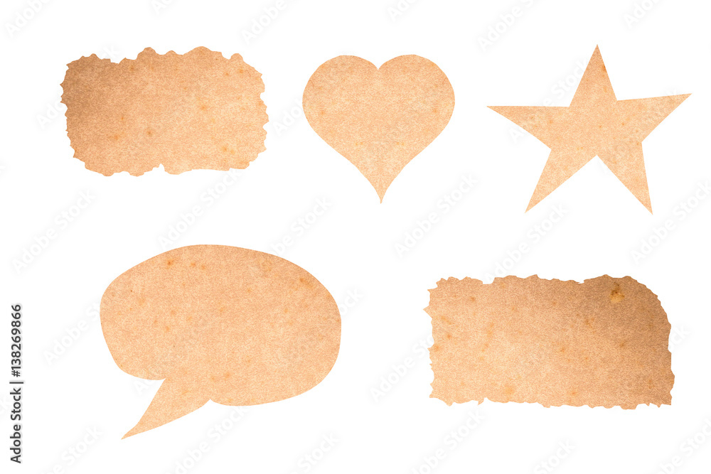 paper isolated on white background paper isolated on white background