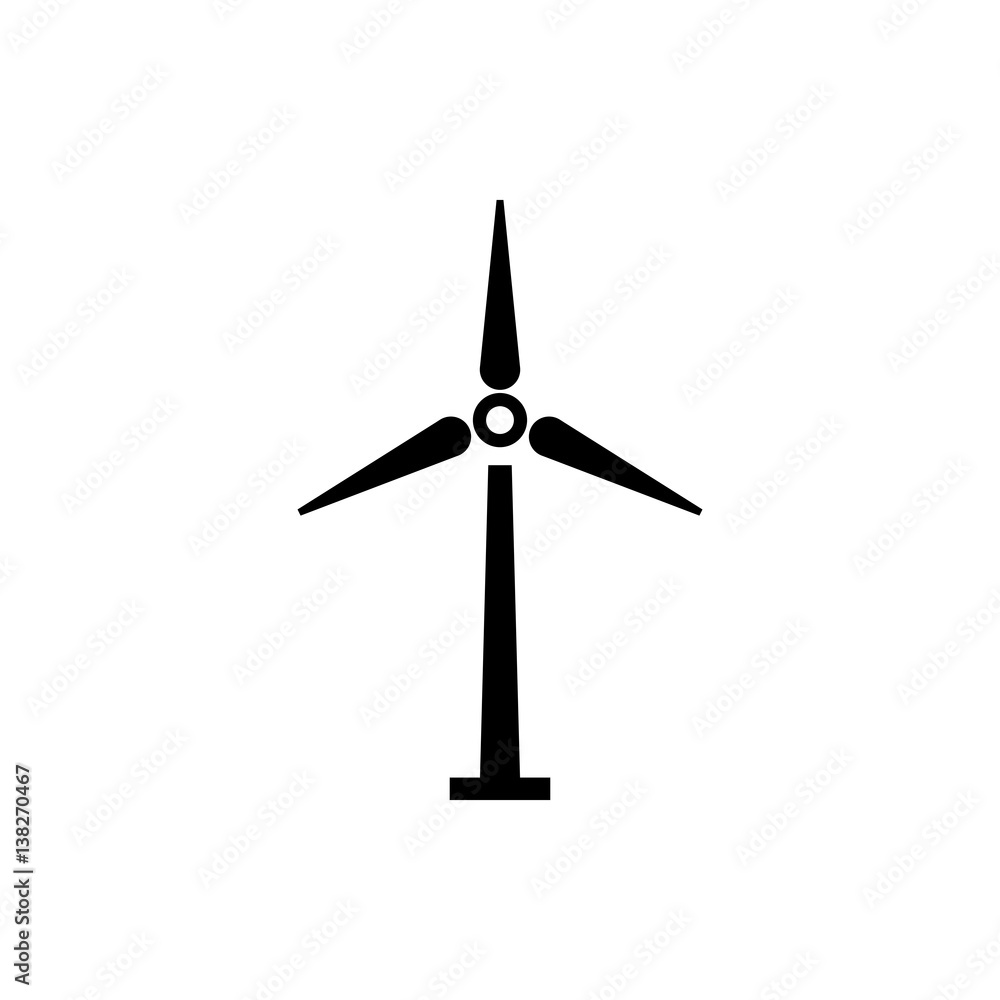 Wind turbine energy icon vector illustration graphic design Wind turbine energy icon vector illustration graphic design