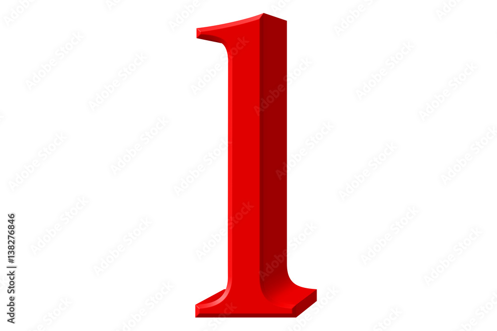 Lowercase letter L, isolated on white, with clipping path, 3D illustration Lowercase letter L, isolated on white, with clipping path, 3D illustration