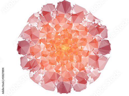 Abstract multicolor mosaic backdrop. Raster clip art.