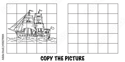 Copy The Picture of an old sailing ship