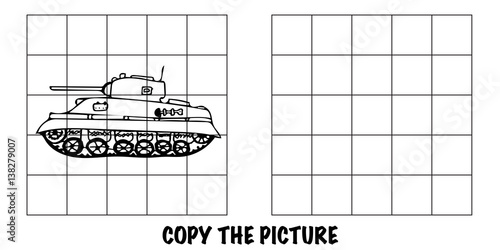 Copy The Picture of a military tank