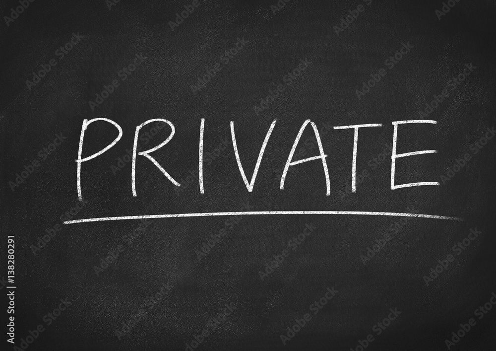 Obraz premium private