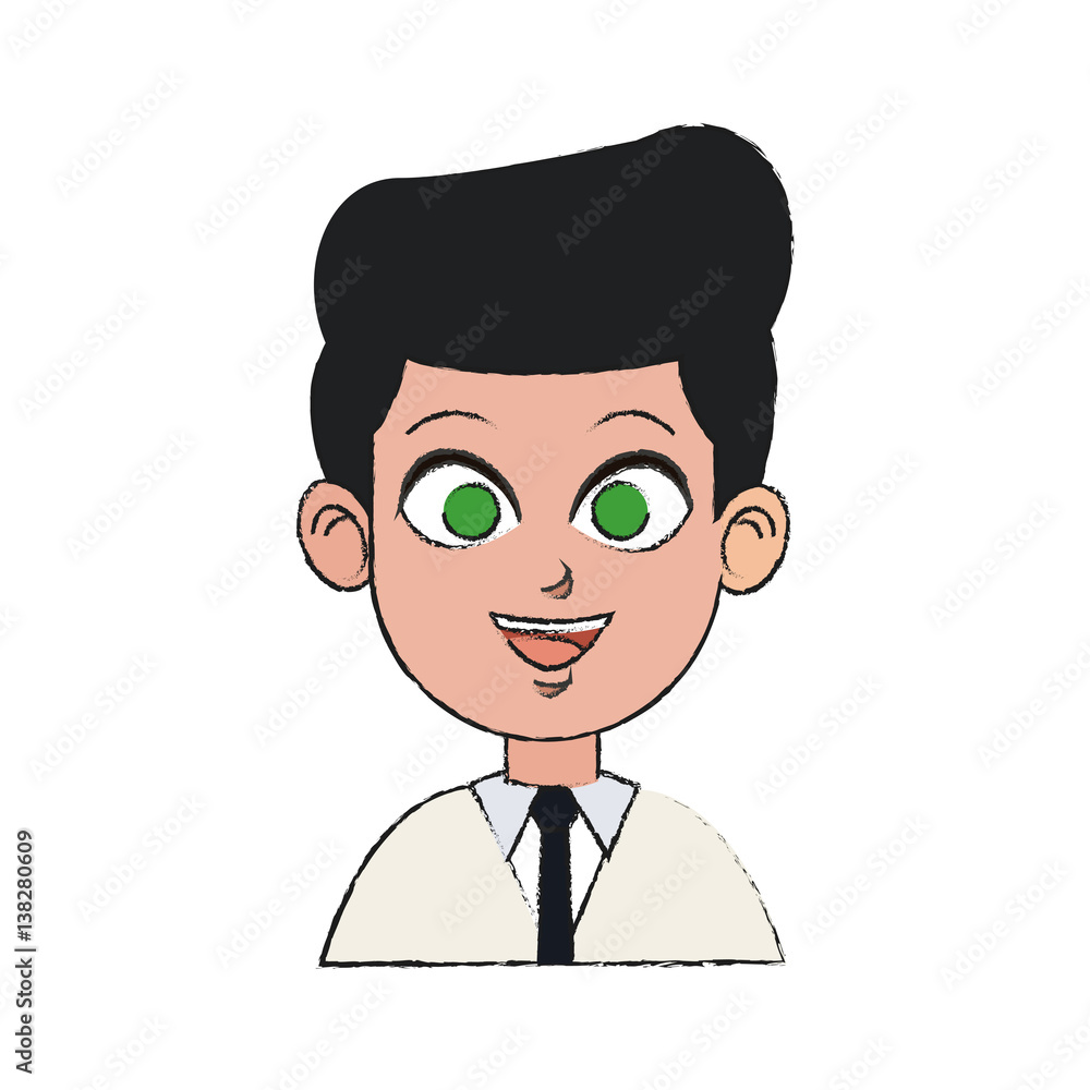 face of young handsome man icon image vector illustration design face of young handsome man icon image vector illustration design