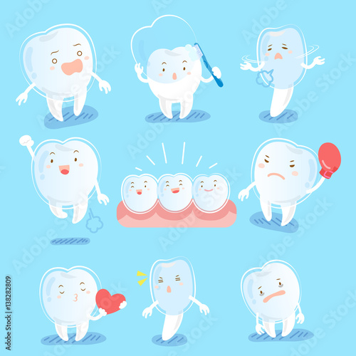 health tooth concept