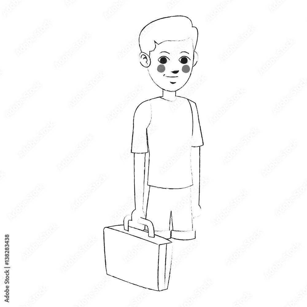 handsome young man icon image vector illustration design handsome young man icon image vector illustration design