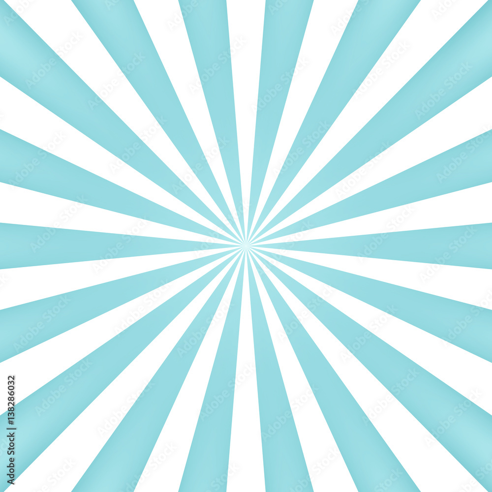 Blue sun rays background - Vector Blue sun rays background - Vector