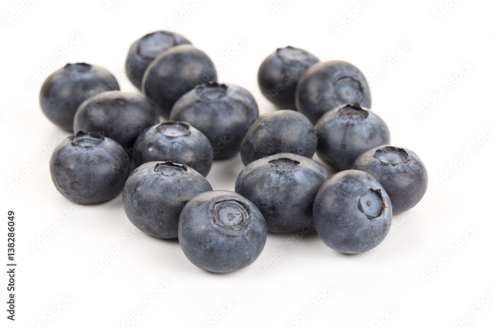 Fresh blueberry closeup on the white background Fresh blueberry closeup on the white background