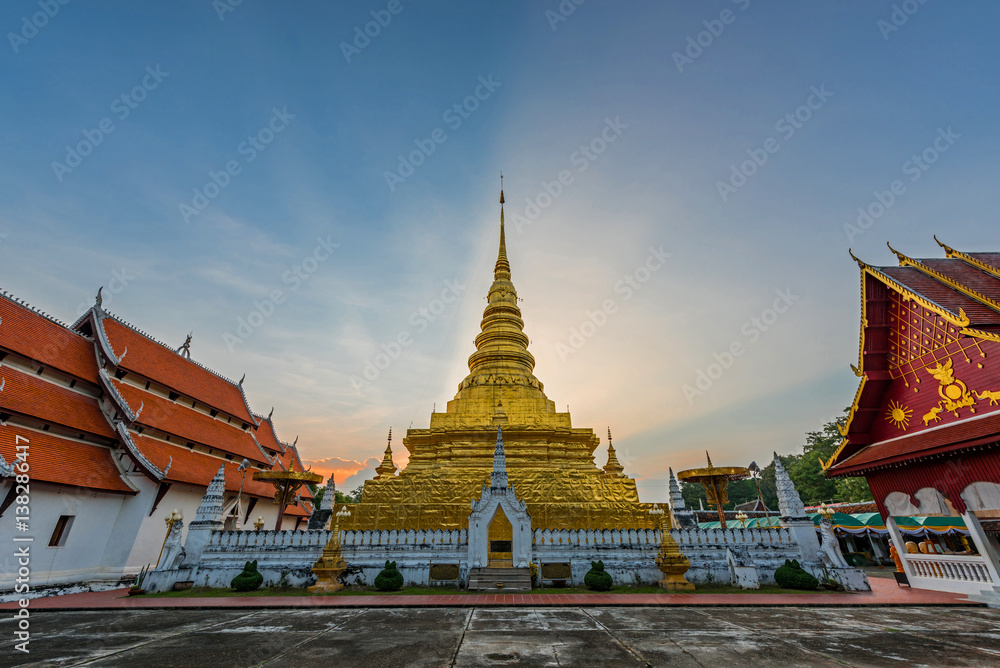 Fototapeta premium Wat Phra That Chae Haeng, Nan province, Thailand