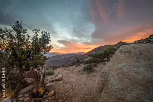 Obraz zachód słońca