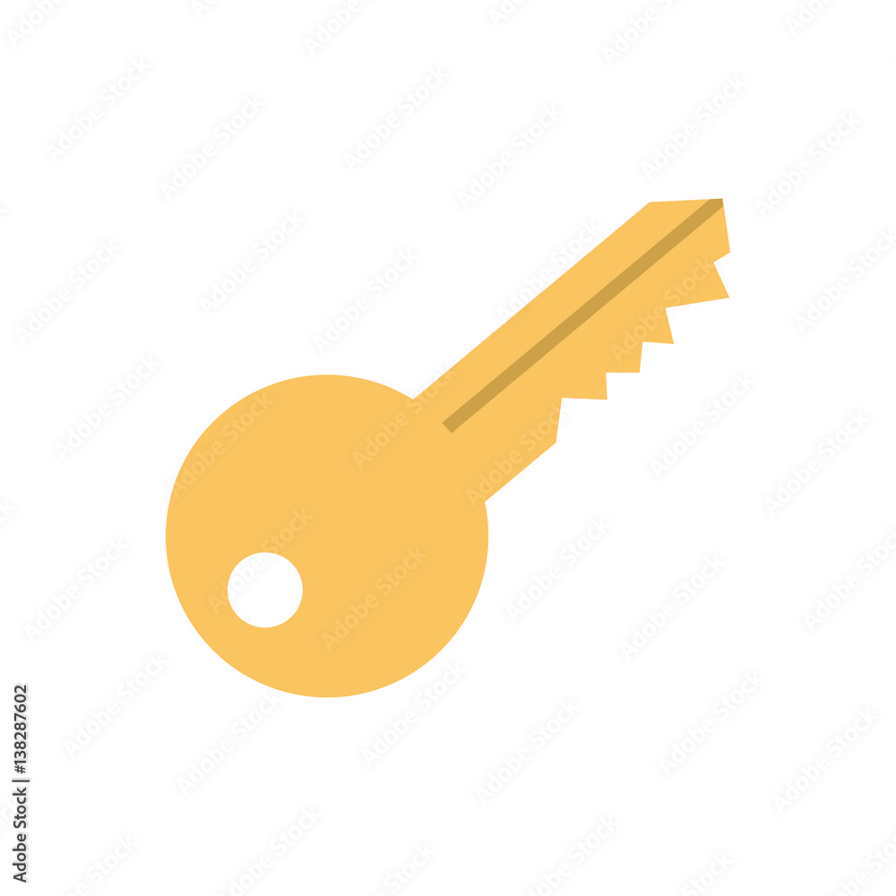 Isolated door key icon vector illustration graphic design Isolated door key icon vector illustration graphic design