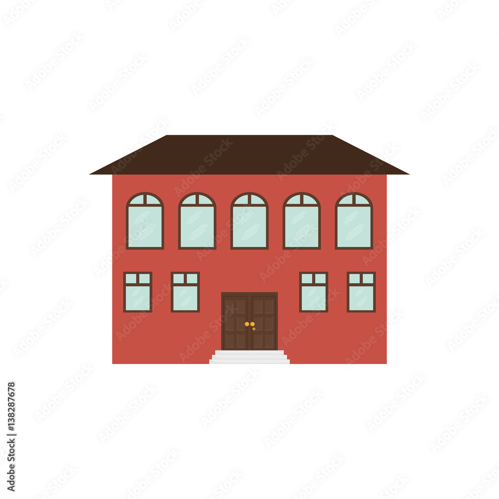 House real estate icon vector illustration graphic design House real estate icon vector illustration graphic design