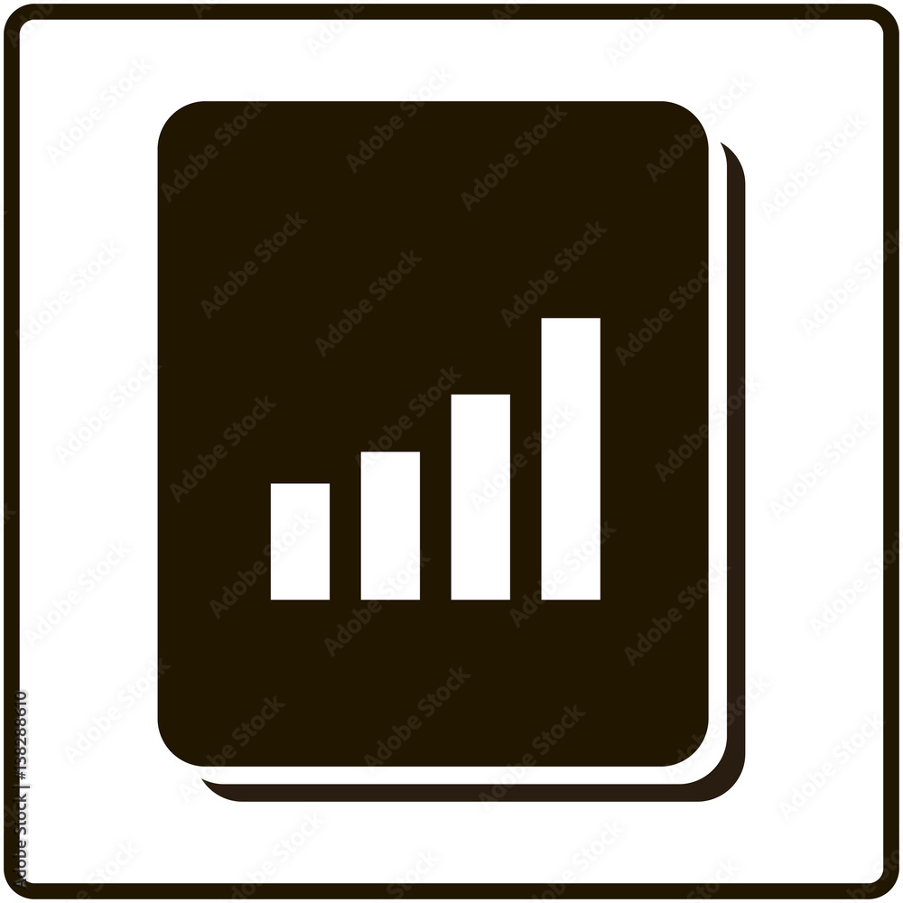 Chart icon. Chart icon.