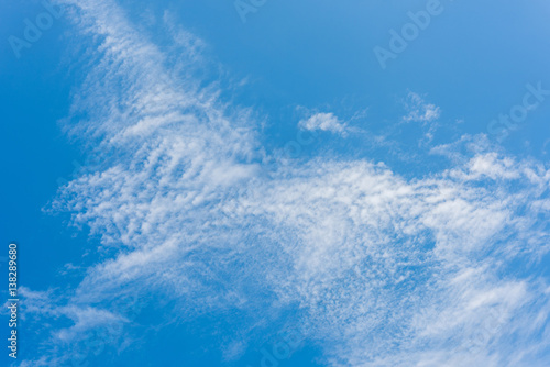 blue sky with cloud