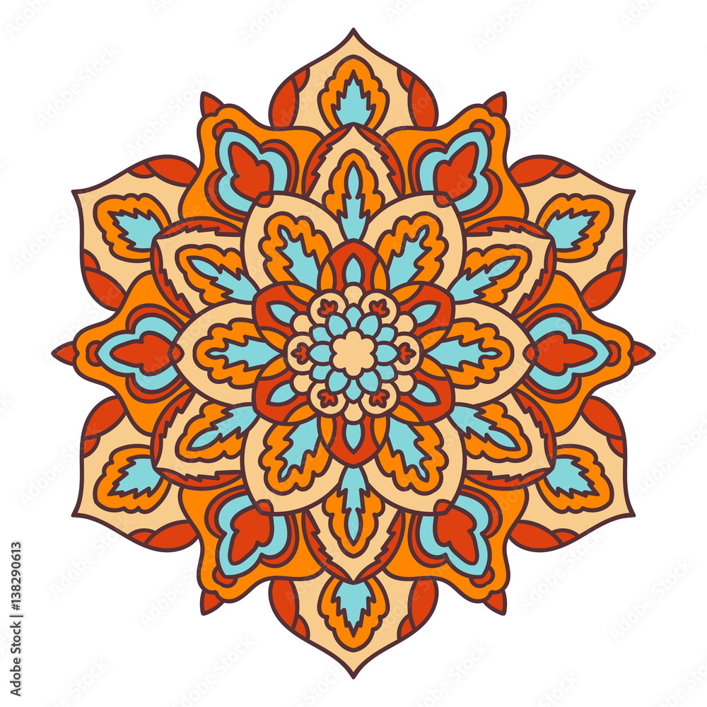Mandala. Ethnic decorative element. Mandala. Ethnic decorative element.