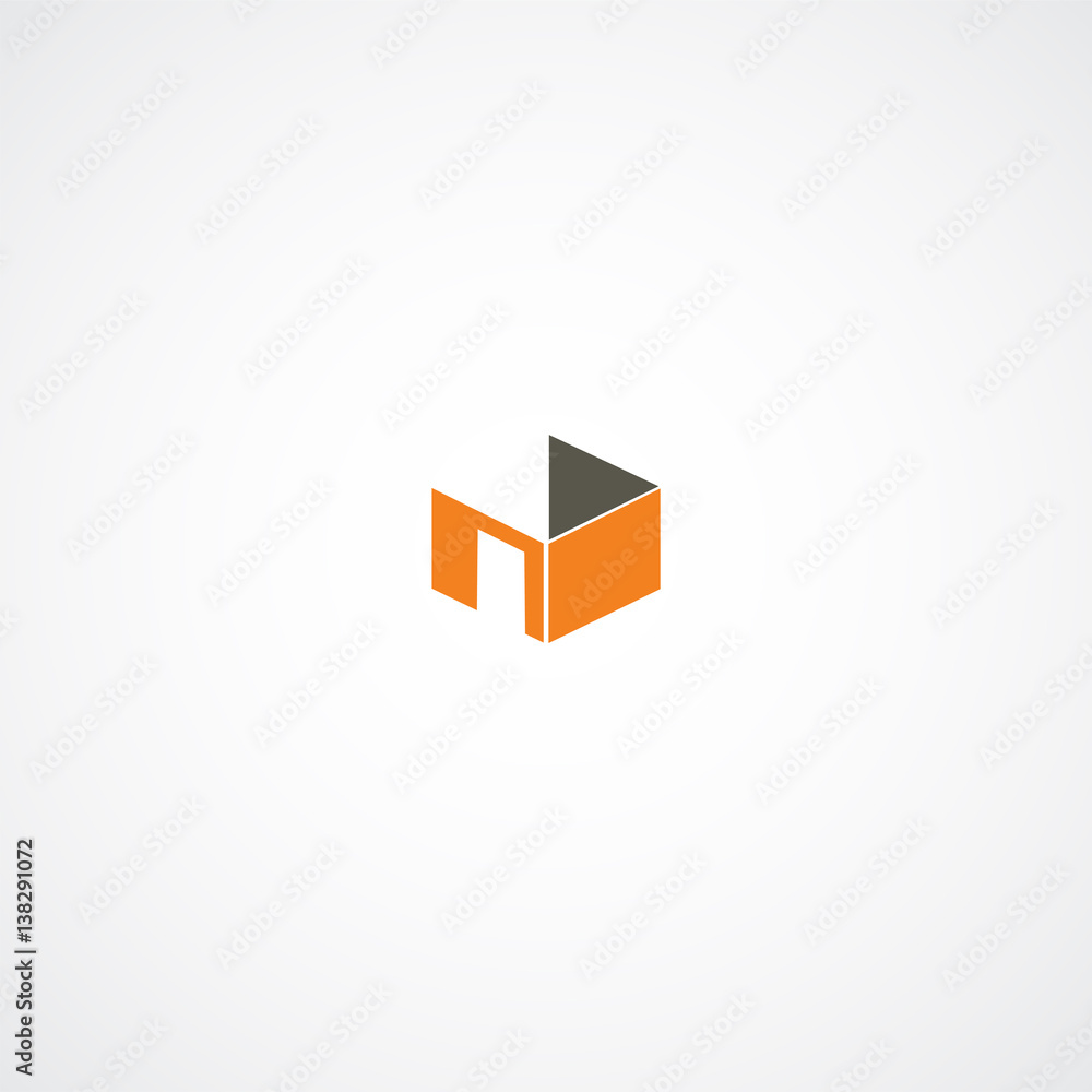 Flat Design Icon Logo Flat Design Icon Logo