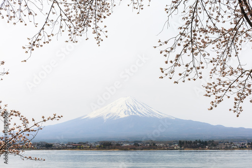 Mount fuji at Lake kawaguchiko. © amnach