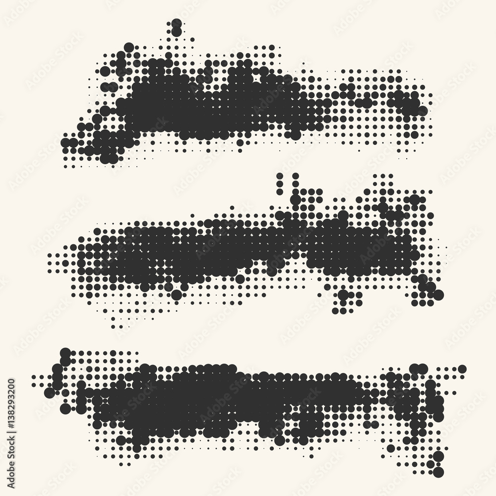Halftone illustration. Black and White Grunge Effect. Halftone illustration. Black and White Grunge Effect.