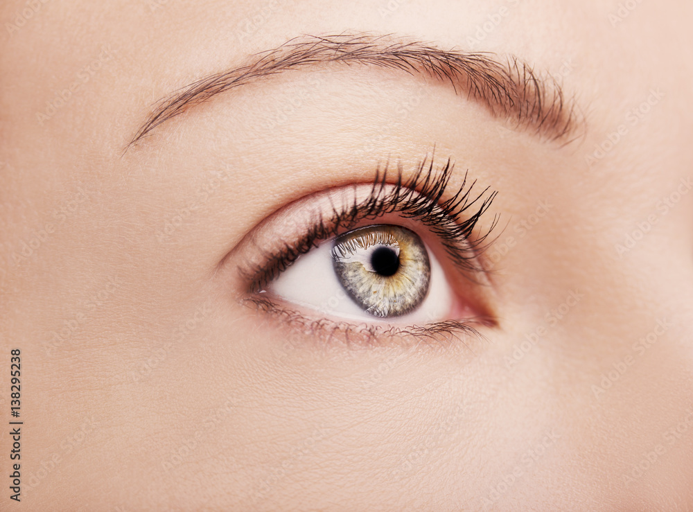 A beautiful insightful look brown woman's eye A beautiful insightful look brown woman's eye