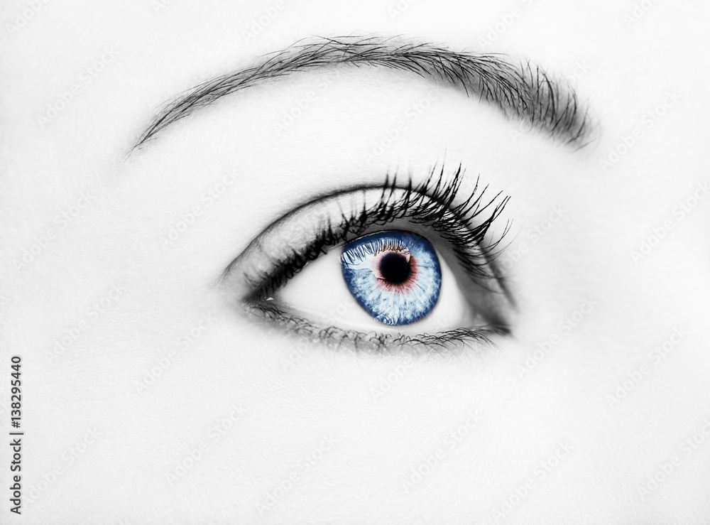 A beautiful insightful look brown woman's eye A beautiful insightful look brown woman's eye