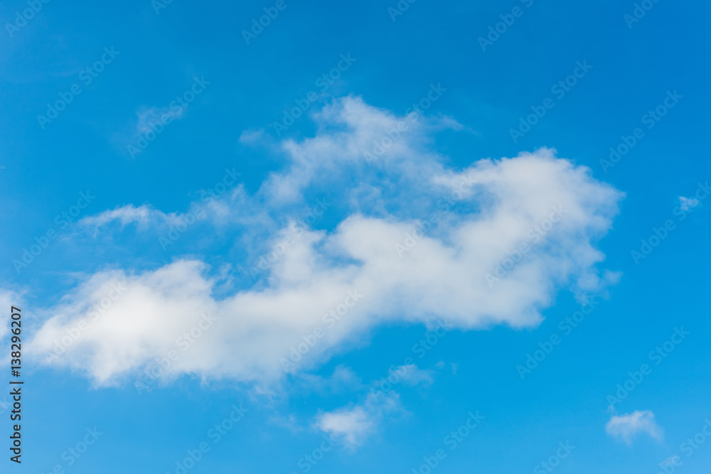 blue sky with cloud