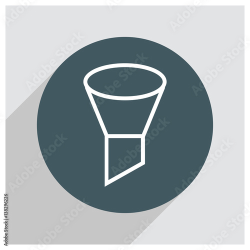 filter line vector icon