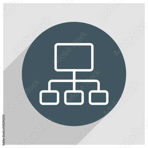 structure line vector icon