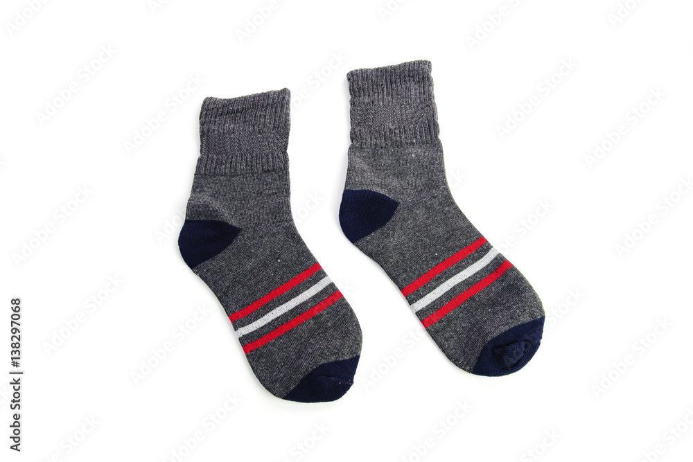 socks isolated on white background socks isolated on white background
