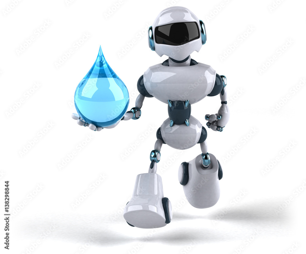 Naklejka premium Robot