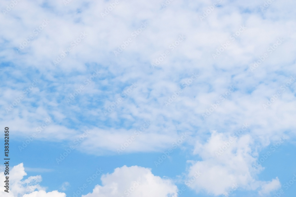 Fototapeta premium blue sky with white clouds