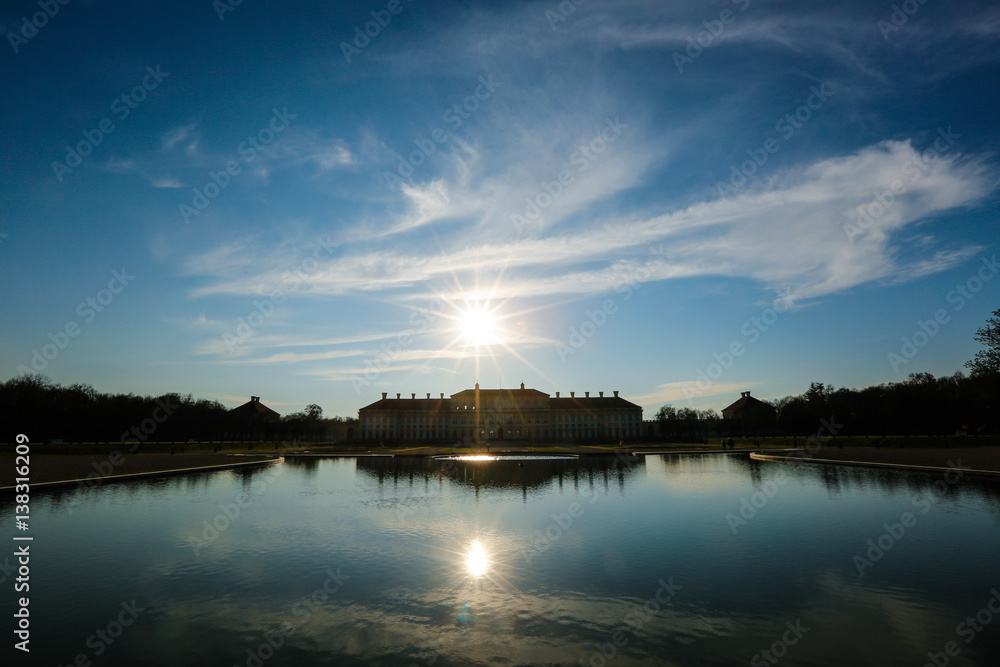 Obraz premium Baroque palace and gardens in Germany
