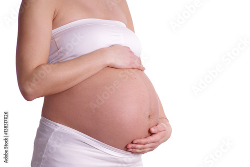 Schwangere Frau, Babybauch