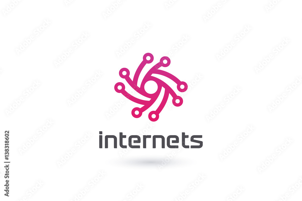 Network Logo Vector Design Network Logo Vector Design
