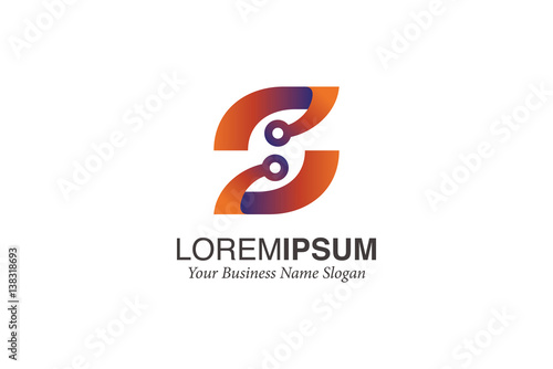 Network Logo Letter S Vector Design