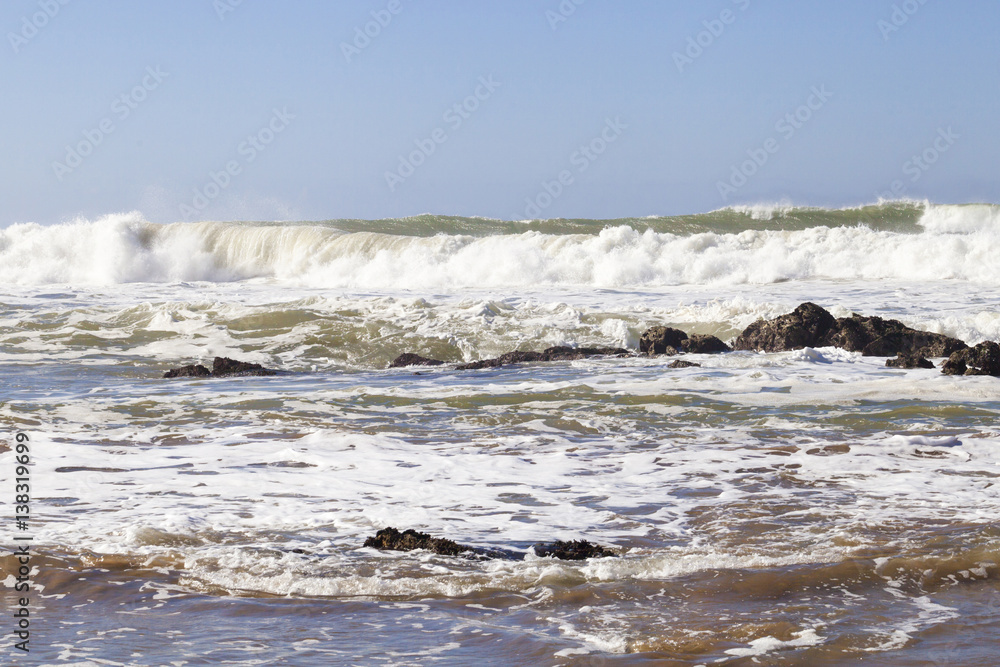 Seaside at Atlantic ocean, Morocco