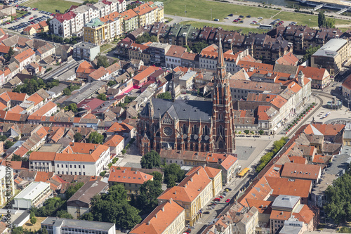 Photos Osijek cathedral from the air