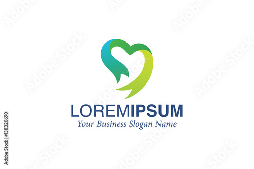 Heart Logo Design Vector - Dating Logo