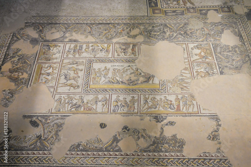 Mosaic floor in Tzippori  Israel