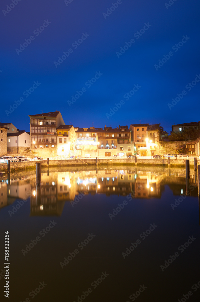 Llanes village in Spain