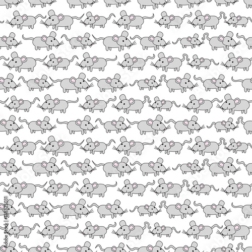 Seamless mice patterns © nahhan