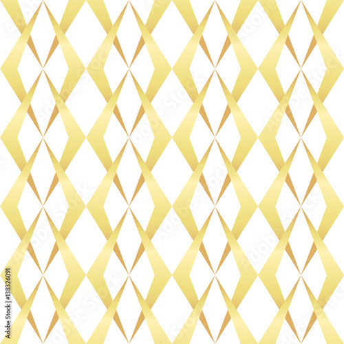 Fotografie Modern stylish design of gold rhombus elements