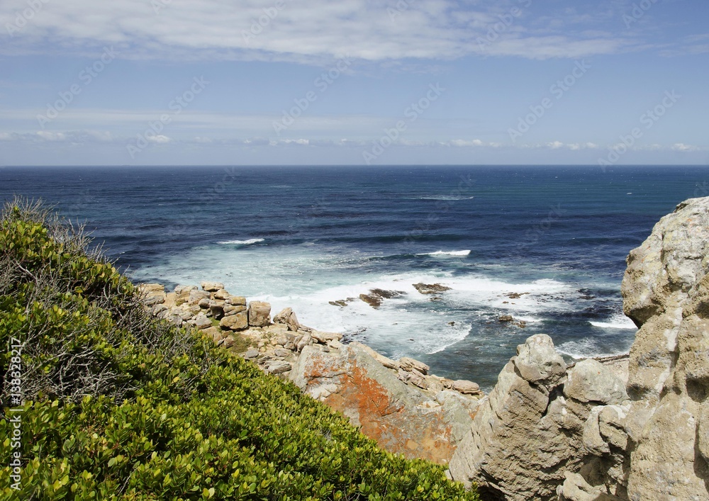blue Atlantic coast, the Cape of Good Hope, South Africa, Cape Town blue Atlantic coast, the Cape of Good Hope, South Africa, Cape Town