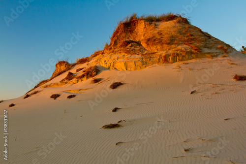 Sunset on the dunes, Slowinski National Park, Poland