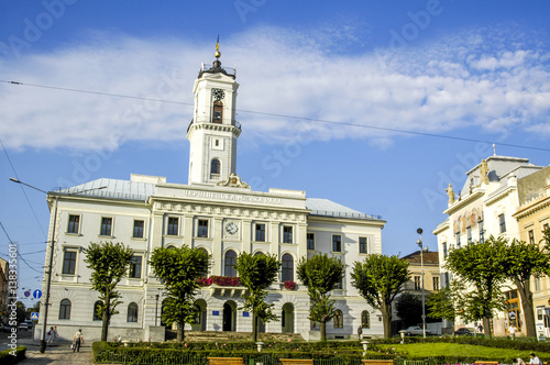 Cernivci, city hall, Ukraine, Western Ukraine