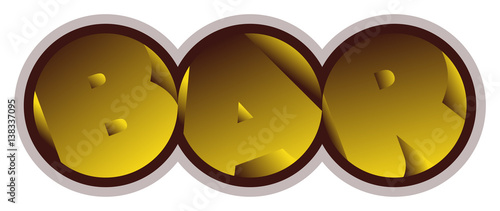 Illustration of a neon sign