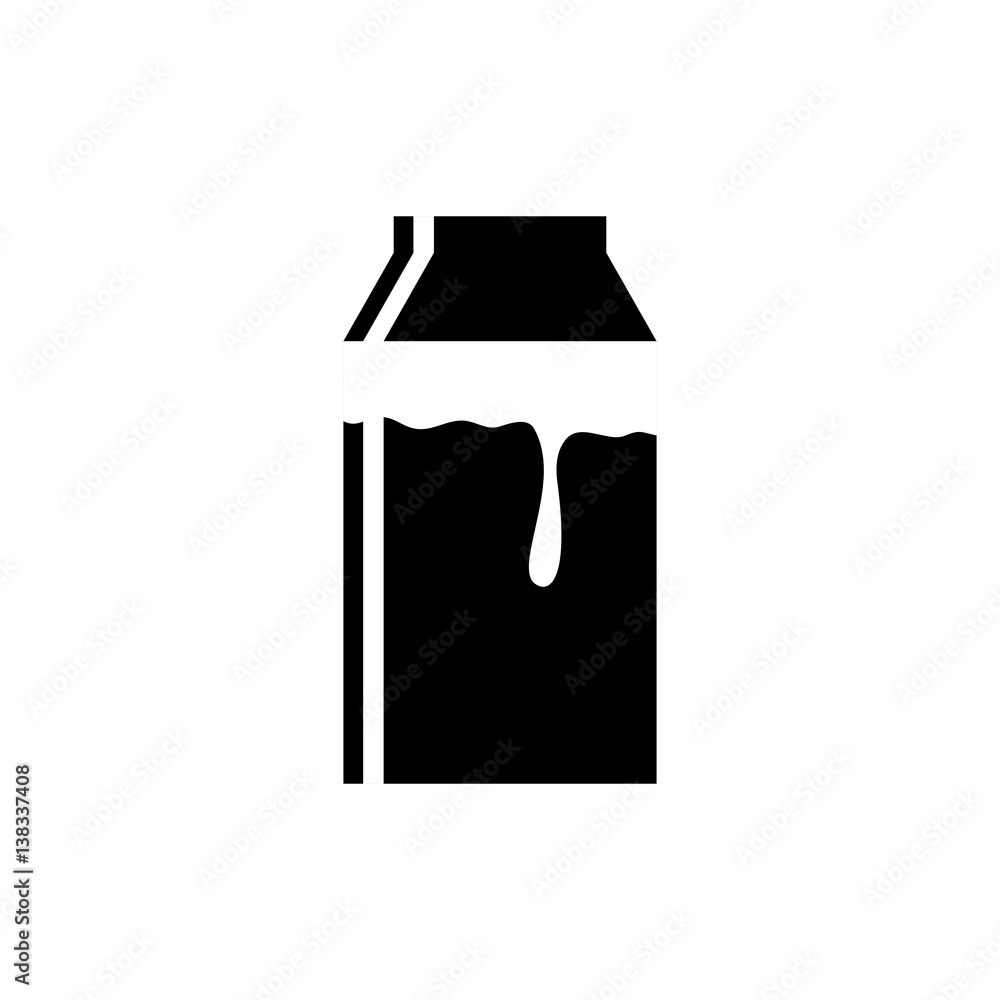 Milk box isolated icon vector illustration graphic design Milk box isolated icon vector illustration graphic design
