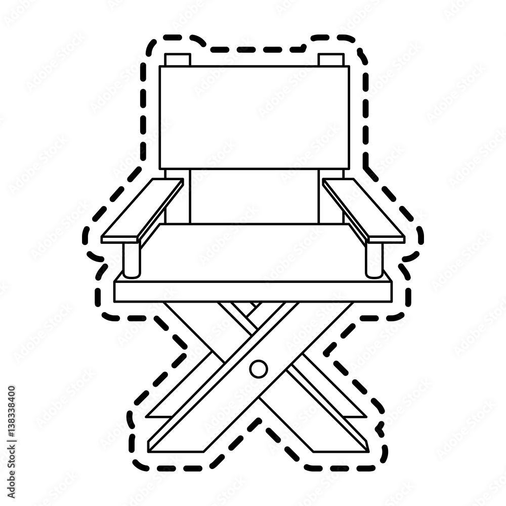 director chair icon image vector illustration design director chair icon image vector illustration design